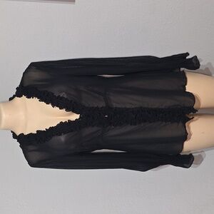 Ralph Lauren Rayon Long Sleeve Blouse Large